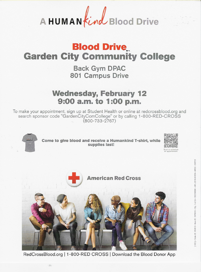 Garden City Community College Blood Drive