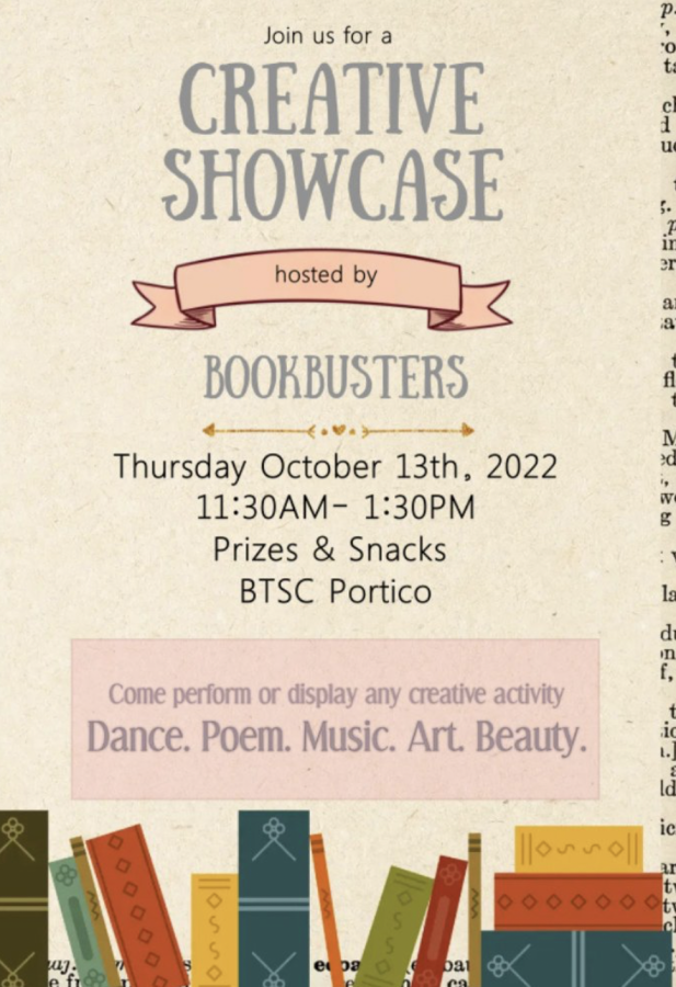 Bookbusters holds a creative showcase !